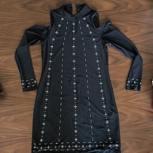 White House Black market cold shoulder dress size S